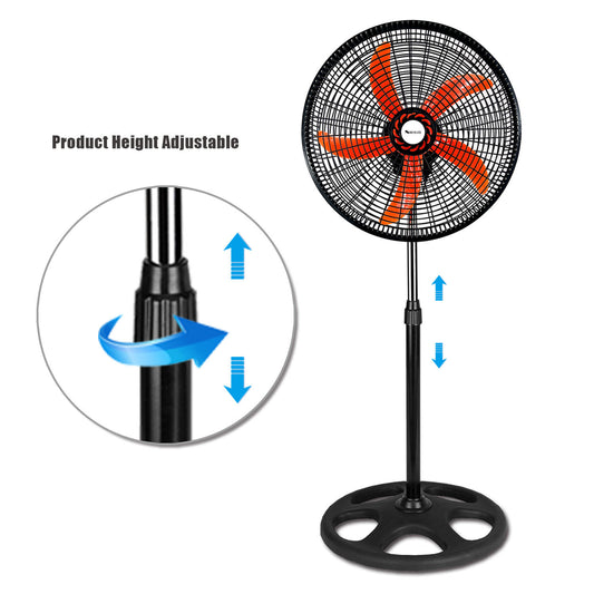 18-Inch Aluminum Motor Cooling Fan 5-Leaves 220V