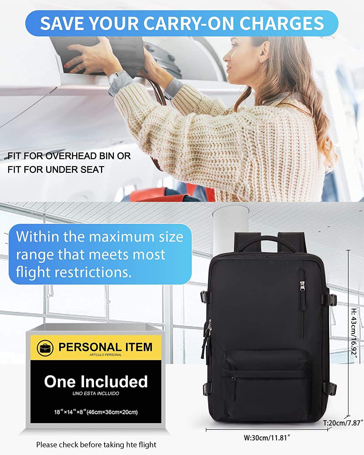 New Design Large Capacity Waterproof 14 Inch Laptop Backpack with Shoe Compartment Casual Daypack Backpacks