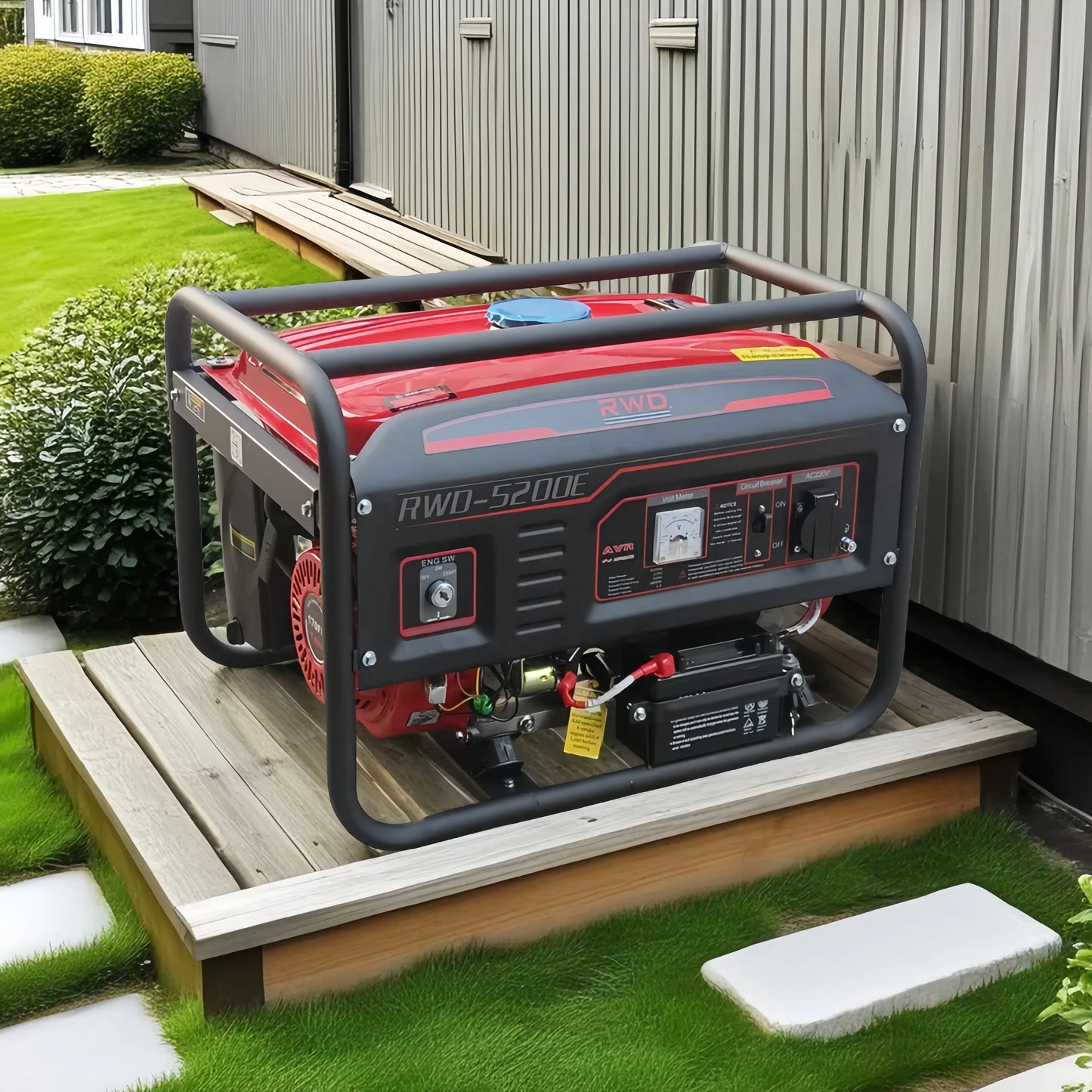 7000W Gasoline Gowered Household Backup Portable Generator
