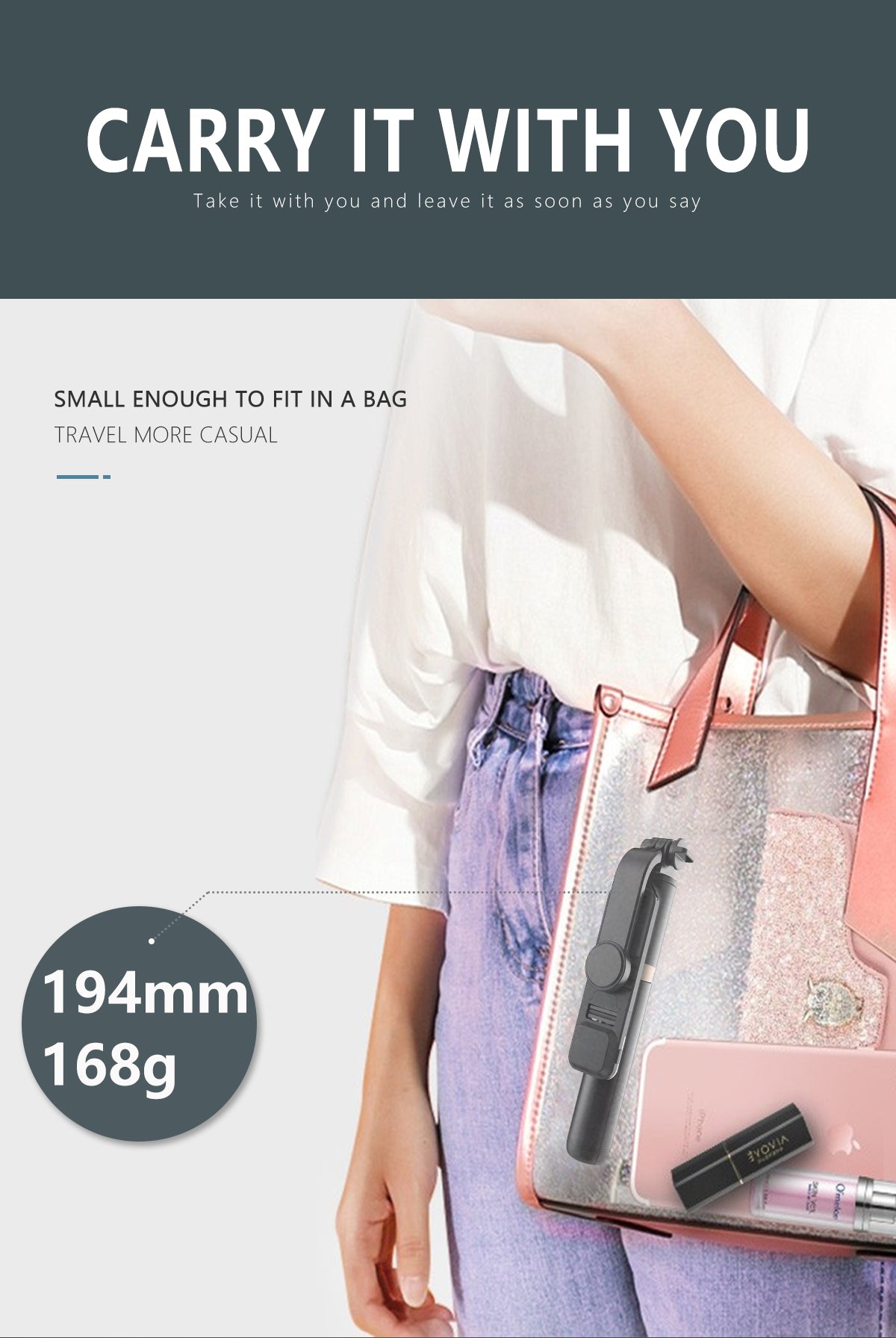 3 in 1 Extendable Tripod For Mobile with Beauty Fill Light Wireless Remote Selfie Stick Q02S