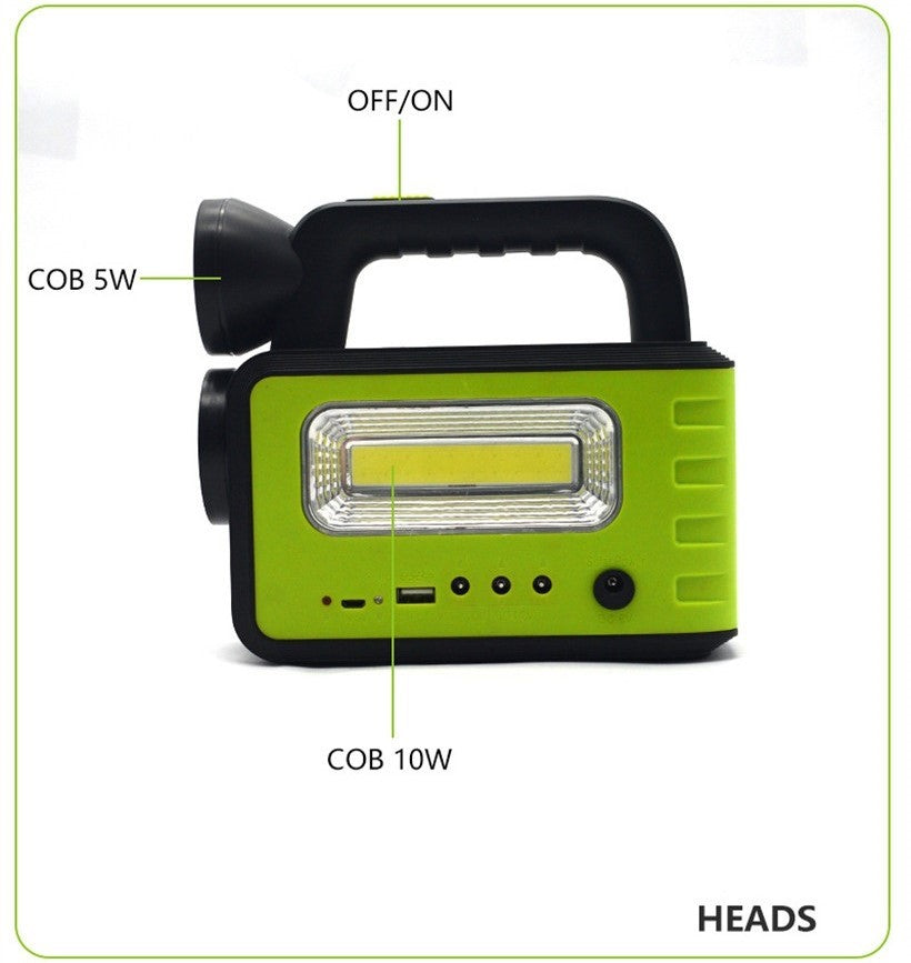 Portable Rechargeable Storage Generator System Solar Panel Power USB Charger