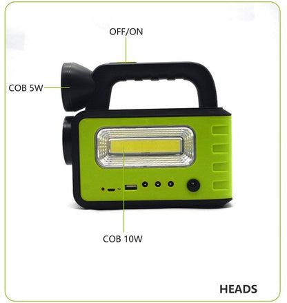 Portable Rechargeable Storage Generator System Solar Panel Power USB Charger