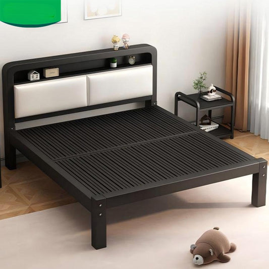 Bedroom simple modern design double stainless steel iron frame metal beds