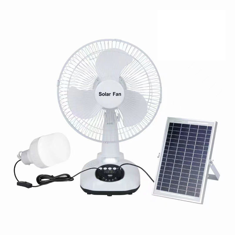 solar fan (High power solar electric fan with mobile phone charging,lighting)