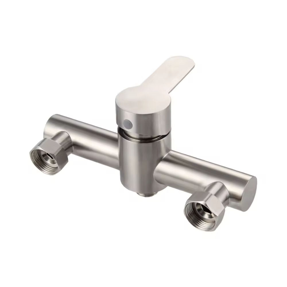 Stainless Steel Hot and Cold Mixing Valve Bathroom Shower Faucet Set