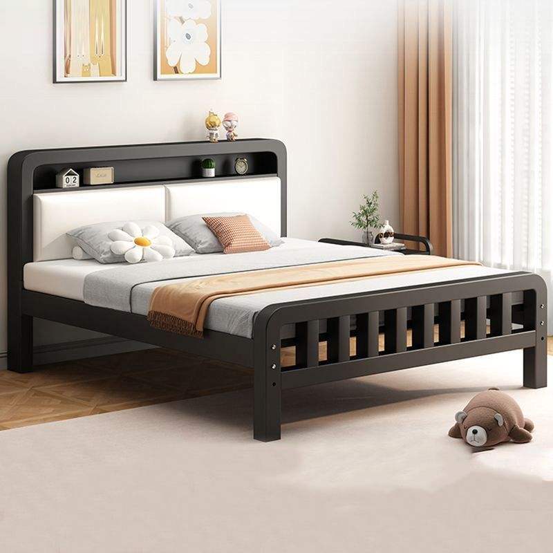 Bedroom simple modern design double stainless steel iron frame metal beds