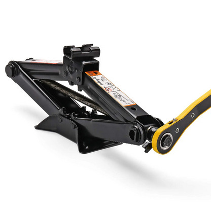 Portable 3-ton Steel Car Jack and Wrench Set
