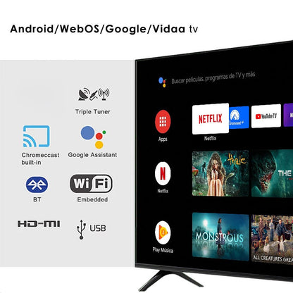 2025 New LED TV 32 Inch 43 Inch 55 Inch  Smart Android TV 32LK50
