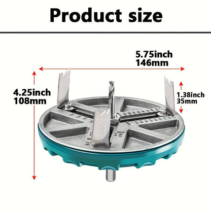 woodworking hole saw electric drill punching gypsum board Aluminum plastic tool adjustable hole er