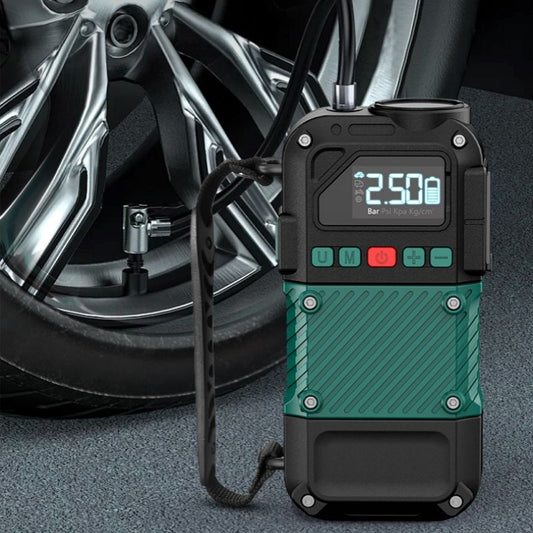 new portable multi-function best 12V car battery jump starter with air compressor pump tyre inflator power bank station pack kit