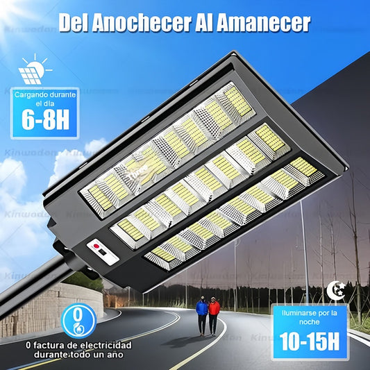 High Lumen Outdoor IP65 Waterproof All in One Solar Street Light LED Lawn Garden Lamp Street Lantern Lighting