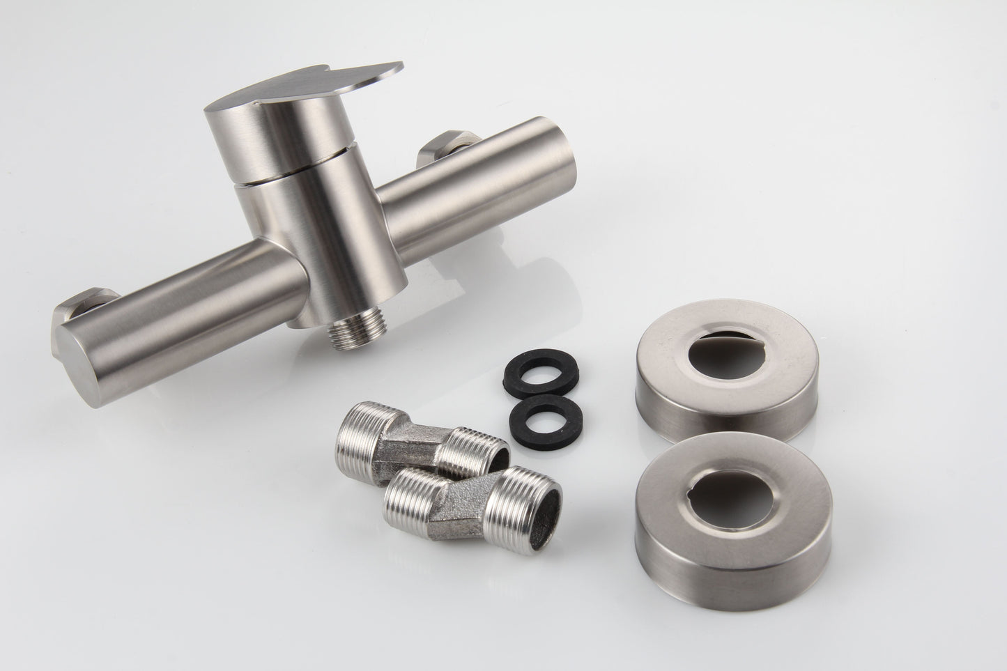 Stainless Steel Hot and Cold Mixing Valve Bathroom Shower Faucet Set