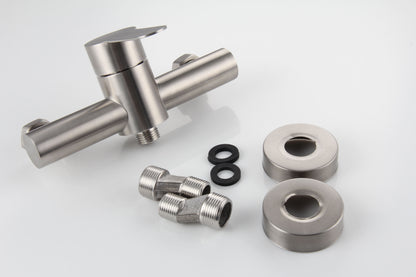 Stainless Steel Hot and Cold Mixing Valve Bathroom Shower Faucet Set