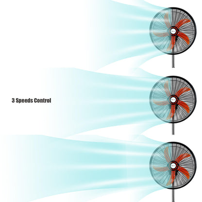 18-Inch Aluminum Motor Cooling Fan 5-Leaves 220V