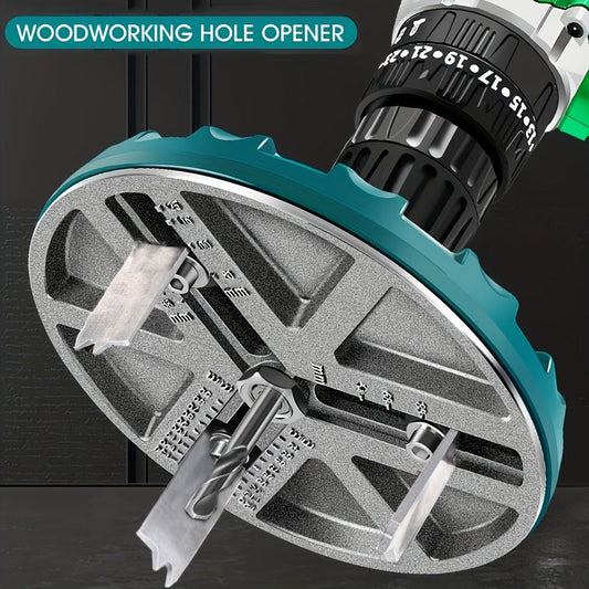 woodworking hole saw electric drill punching gypsum board Aluminum plastic tool adjustable hole er