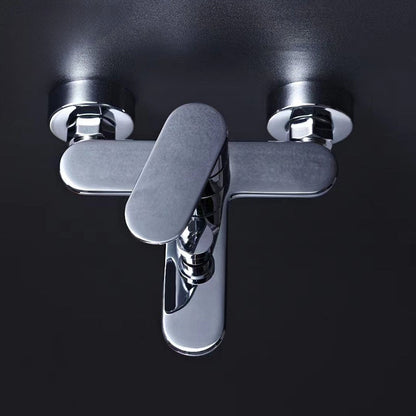 Stainless Steel Hot and Cold Mixing Valve Bathroom Shower Faucet Set