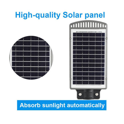 Waterproof 100W/150W/250W LED Solar Street Light Radar Sensor for Outdoor Plaza Garden Yard