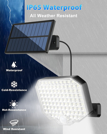 118Led solar energy garden wall light lighting outdoor with notion sensor