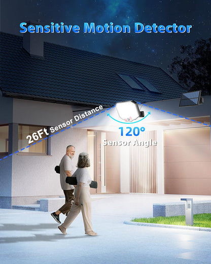118Led solar energy garden wall light lighting outdoor with notion sensor