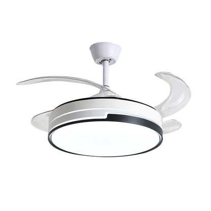 Full Spectrum Eye protection LED Fan Light with Silent and Electric Fan Integrated Invisible Restaurant Fan Light