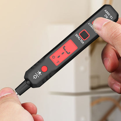 HT89 NO Contact Voltage Tester Pen Sound and Light Alarm NCV