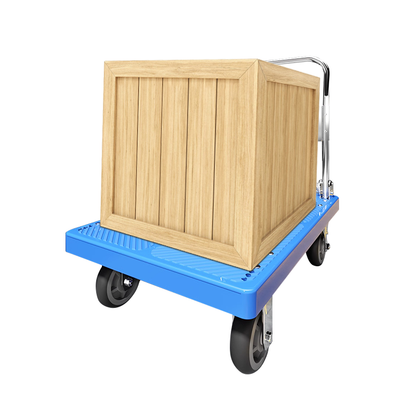 500kg Folding Foldable Hotel Luggage Platform Truck Push Hand Trolley Cart H-beam