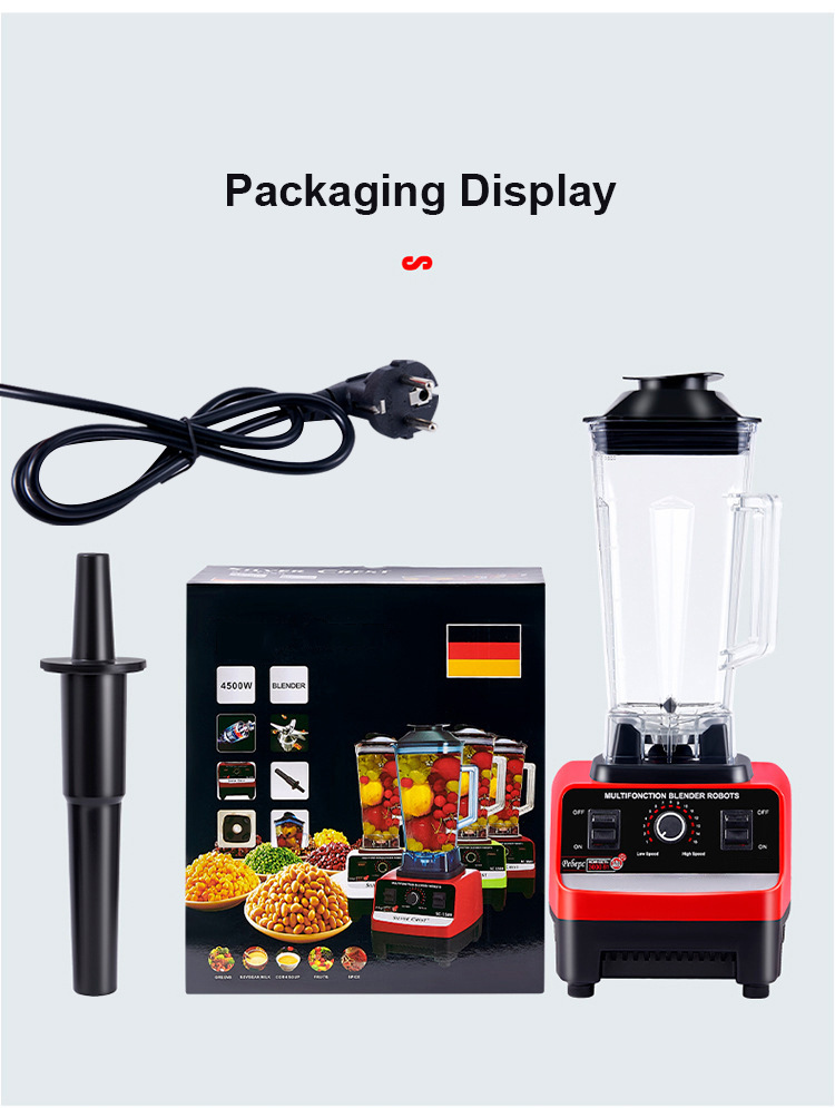 2L 4500W Silver Crest SC-1589 Big Powerful Smoothies Large Commercial Blender