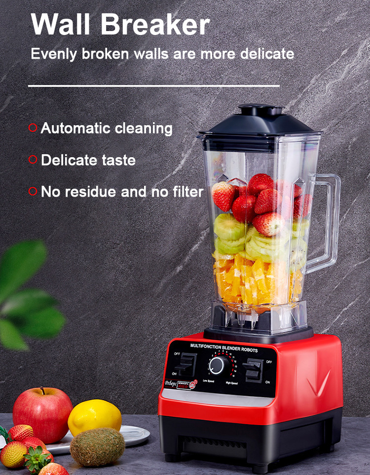 2L 4500W Silver Crest SC-1589 Big Powerful Smoothies Large Commercial Blender