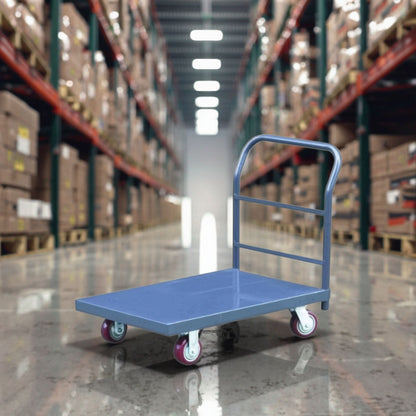 500kg Folding Foldable Hotel Luggage Platform Truck Push Hand Trolley Cart H-beam