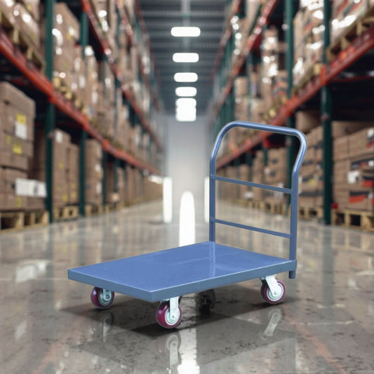 500kg Folding Foldable Hotel Luggage Platform Truck Push Hand Trolley Cart H-beam