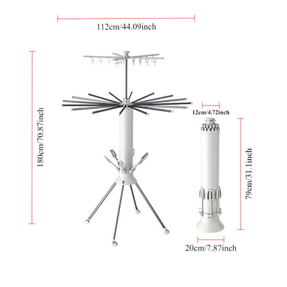 Foldable Laundry Cloth Drying Racks for Clothing Octopus Style Clothes