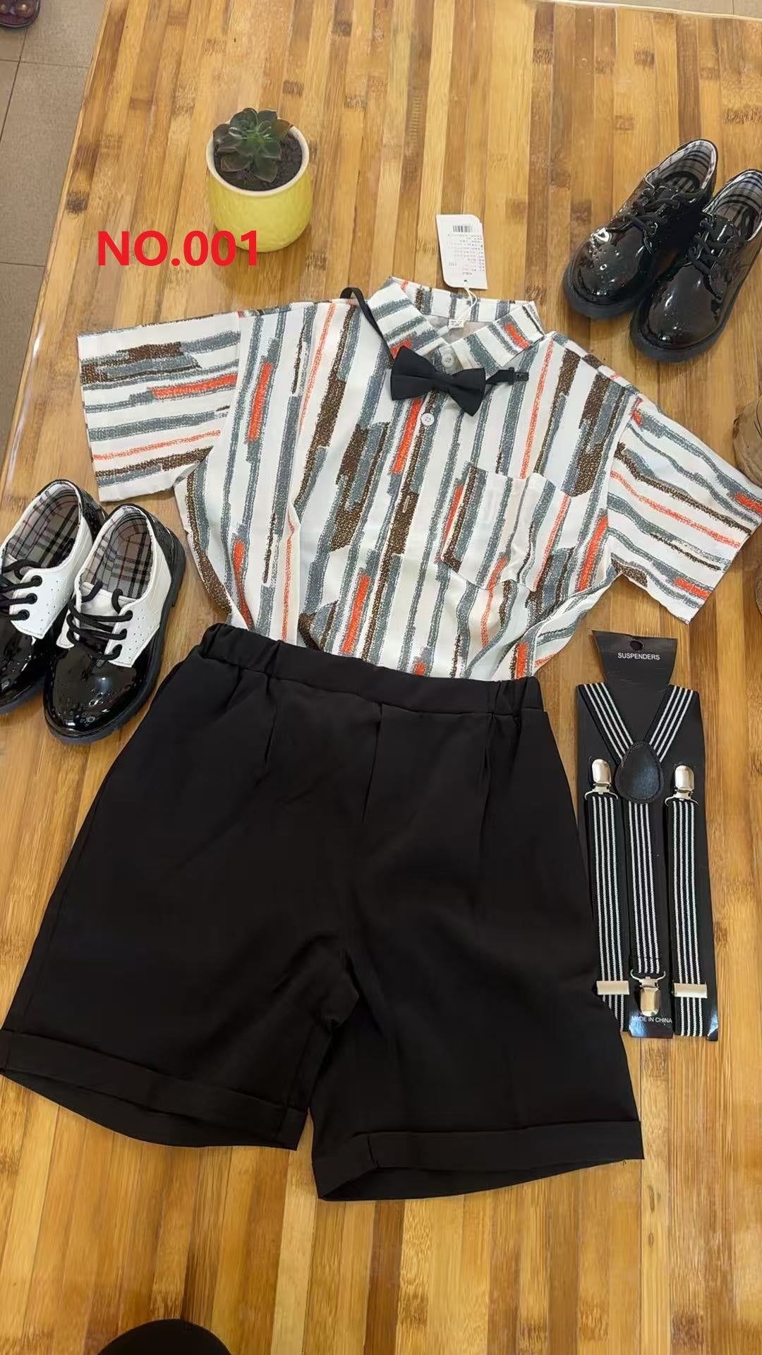 Hot selling high quality children's T-shirt short-sleeved suit small suit