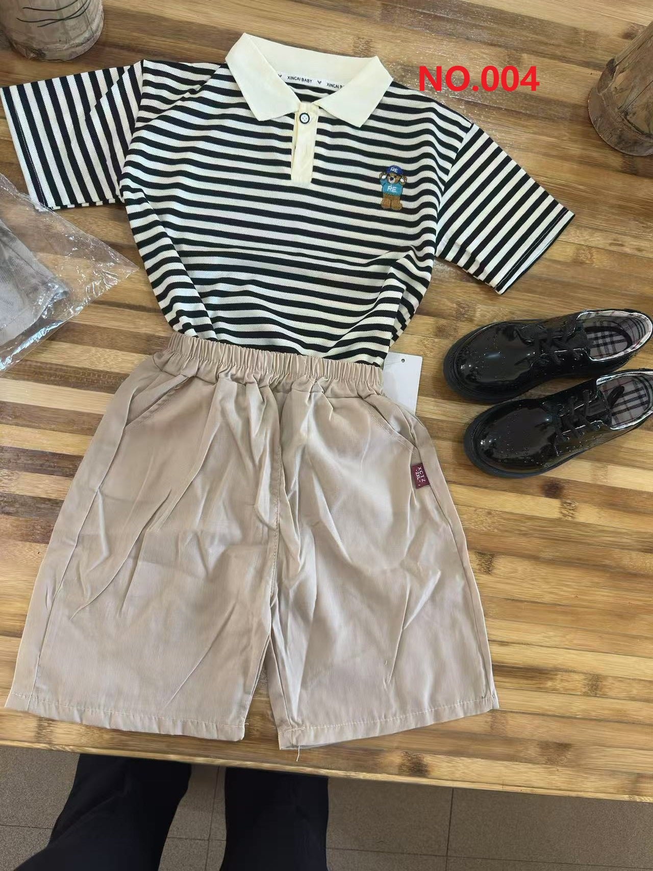 Hot selling high quality children's T-shirt short-sleeved suit small suit