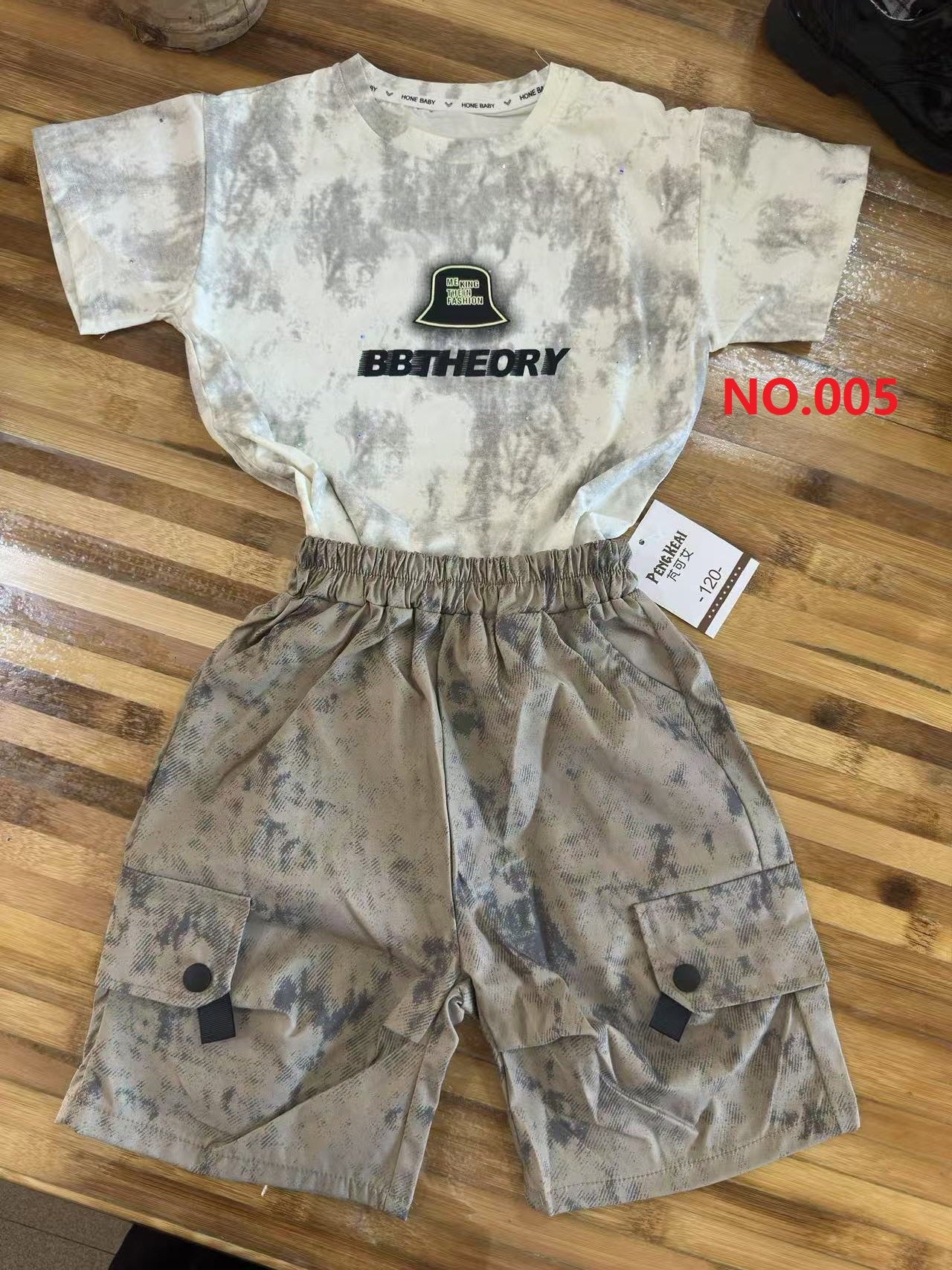 Hot selling high quality children's T-shirt short-sleeved suit small suit