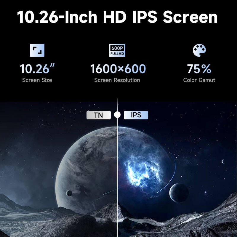 Universal Car Multimedia Player 10.26 inch HD Touch Screen CarPlay Android Auto Stereo Car Video DVD Play