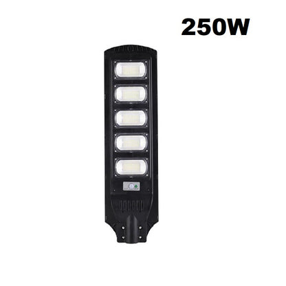 Waterproof 100W/150W/250W LED Solar Street Light Radar Sensor for Outdoor Plaza Garden Yard