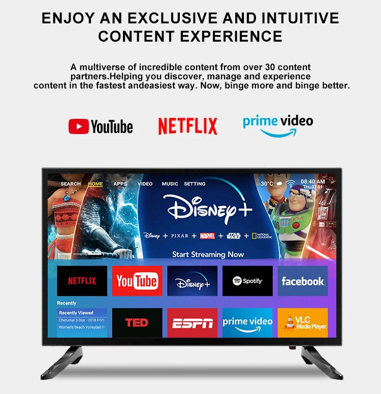 2025 New LED TV 32 Inch 43 Inch Smart Android TV 32LK50