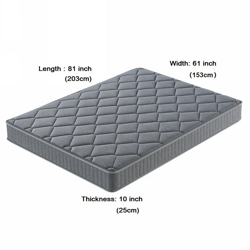 1‌0-Inch Queen Size Spring Mattress Home Bedroom Mattress Five-Star Hotel Homestay Roll Package