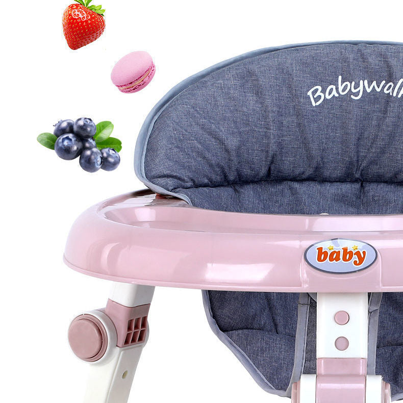 Foldable baby walker with music and toys