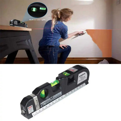 3 in 1 High Precision Measuring Infrared Ruler Level Meter Laser Level Meter Magnetic Base