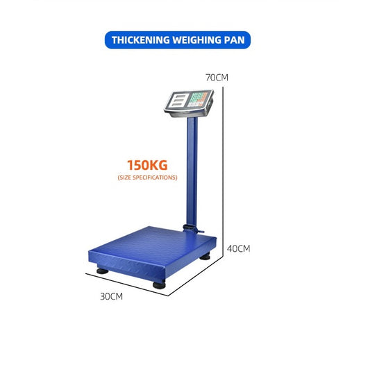 150kg 300kg Digital Electronic Bench Scale LCD Steel Folding
