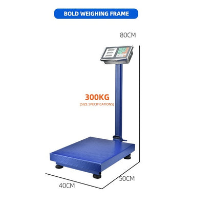 150kg 300kg Digital Electronic Bench Scale LCD Steel Folding