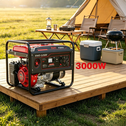 3000W Gasoline Gowered Household Backup Portable Generator